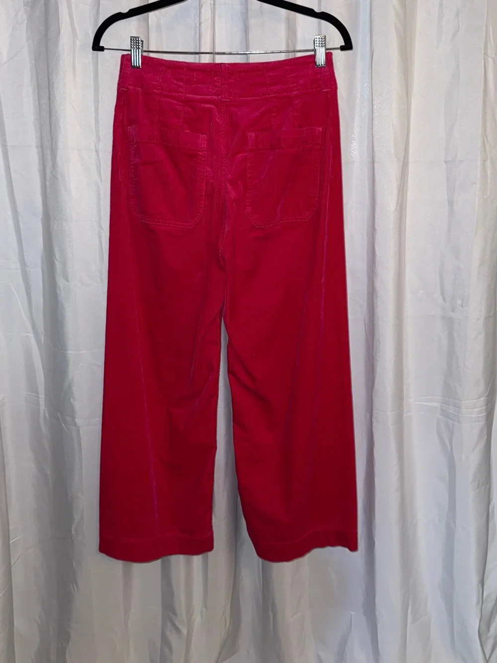 Anthropologie Wide-Leg Jeans in Bright Pink